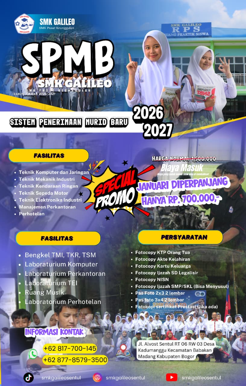 Promo Pendaftaran Januari 2026