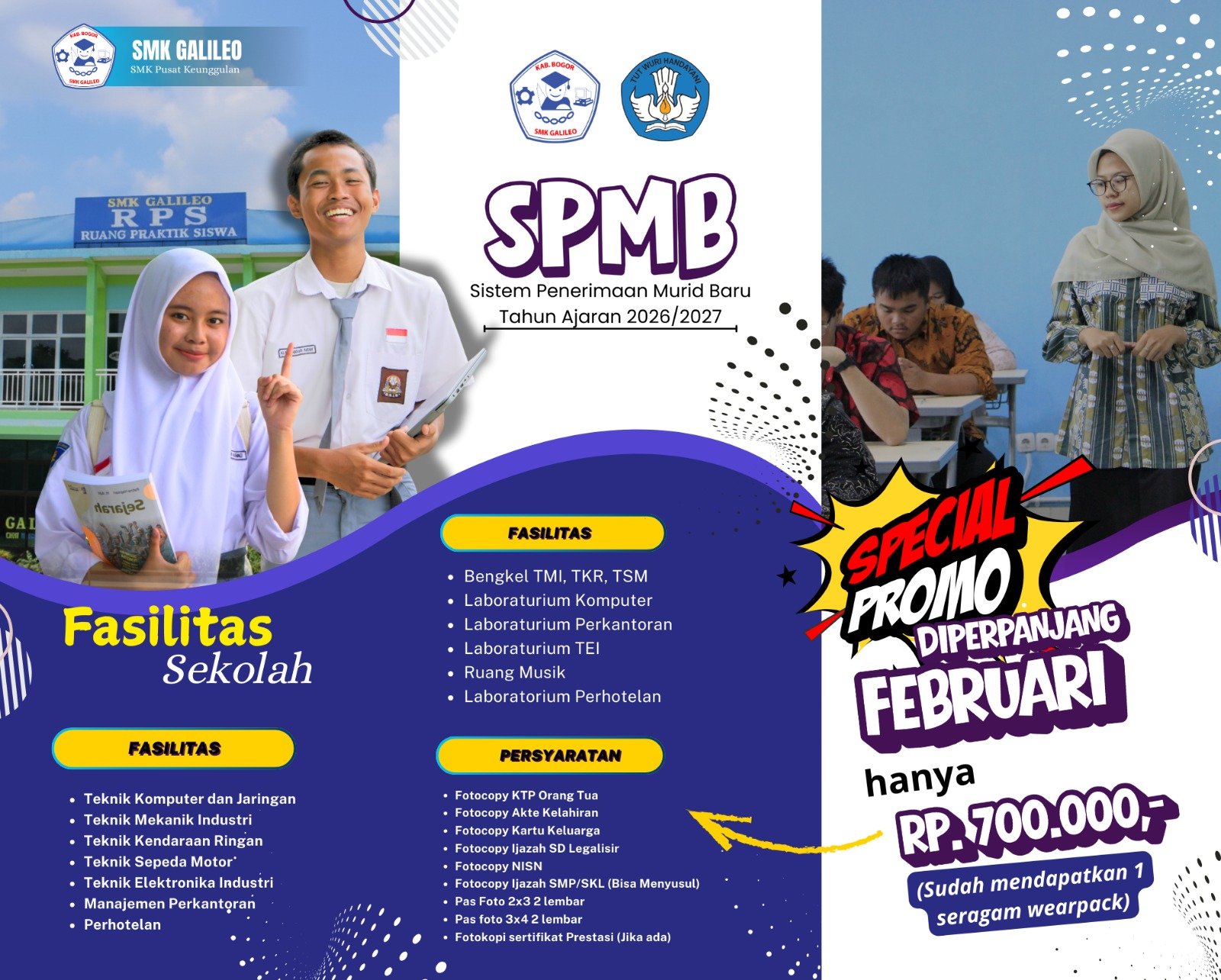 Selamat Datang di SPMB SMK 2026/2027